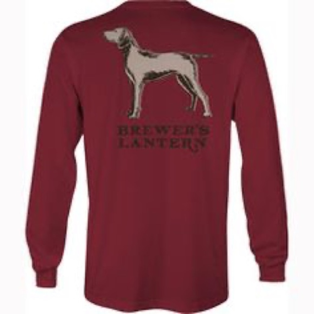 Red Brewer’s Lantern long sleeve Tshirt